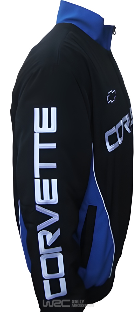 BLOUSON CORVETTE NOIR ET BLEU | WRC Rally Mega.Store
