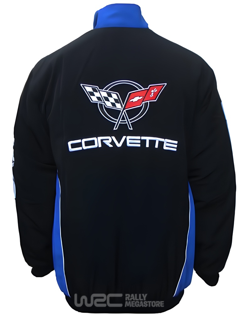 BLOUSON CORVETTE NOIR ET BLEU | WRC Rally Mega.Store
