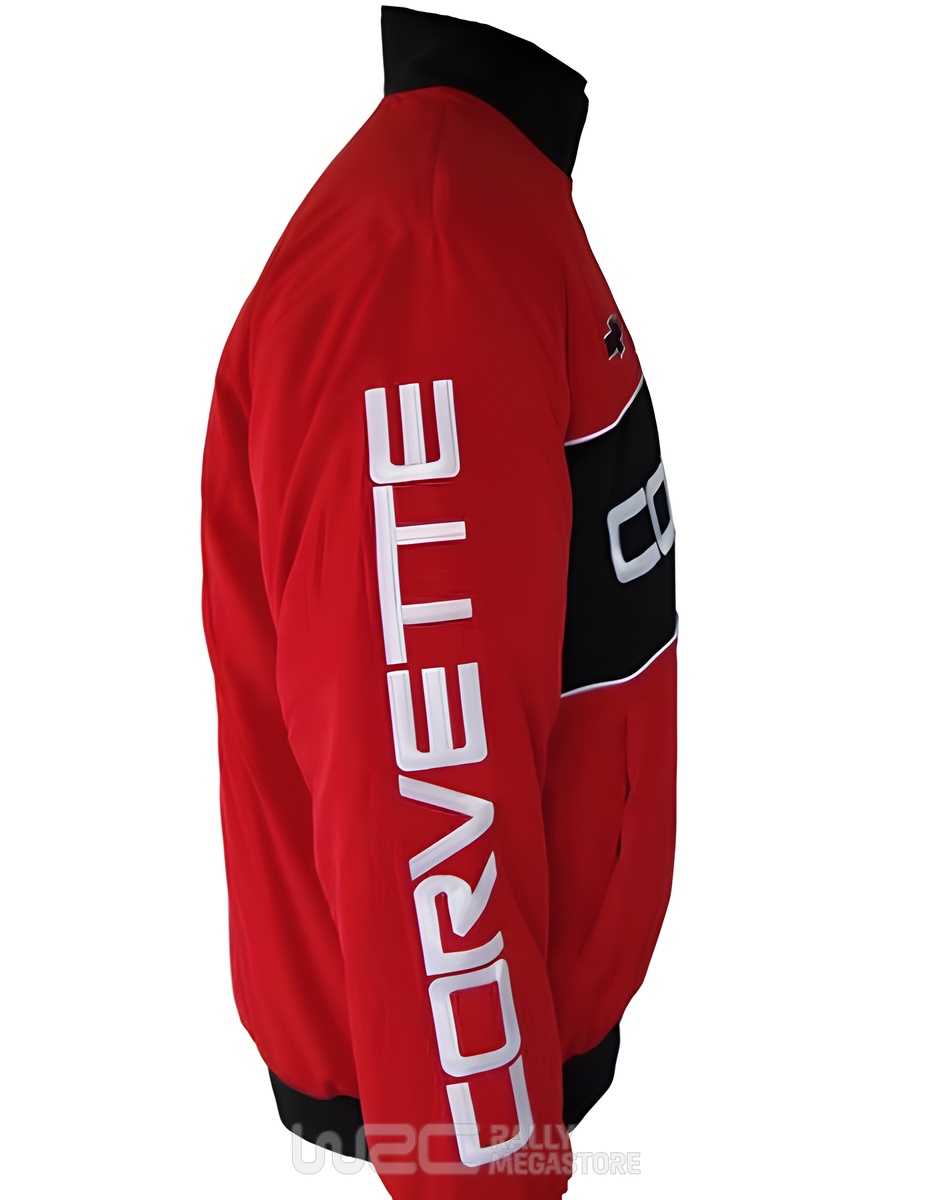BLOUSON CORVETTE ROUGE ET NOIR | WRC Rally Mega.Store