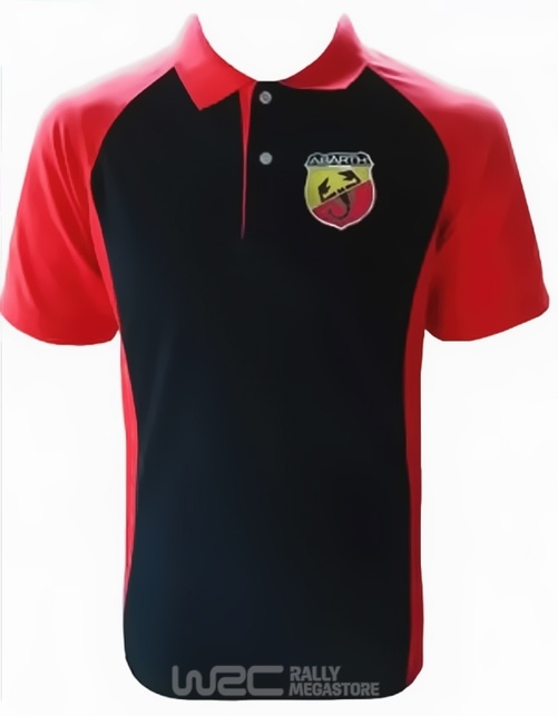 Polo ABARTH NOIR/ROUGE Collection ABARTH à 19,99€