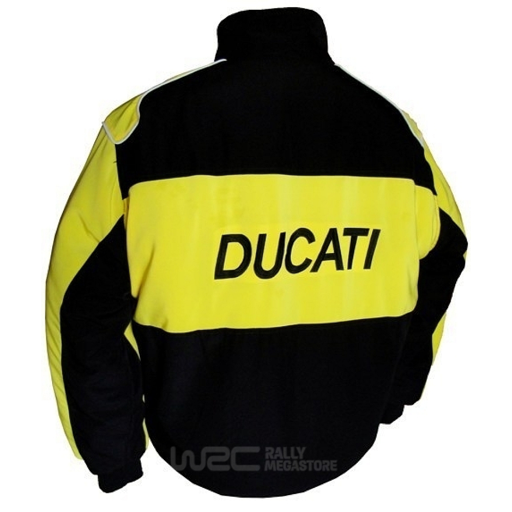 BLOUSON DUCATI NOIR ET JAUNE | WRC Rally Mega.Store