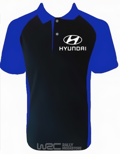 Polo HYUNDAI NOIR/BLEU Collection HYUNDAI à 19,99€