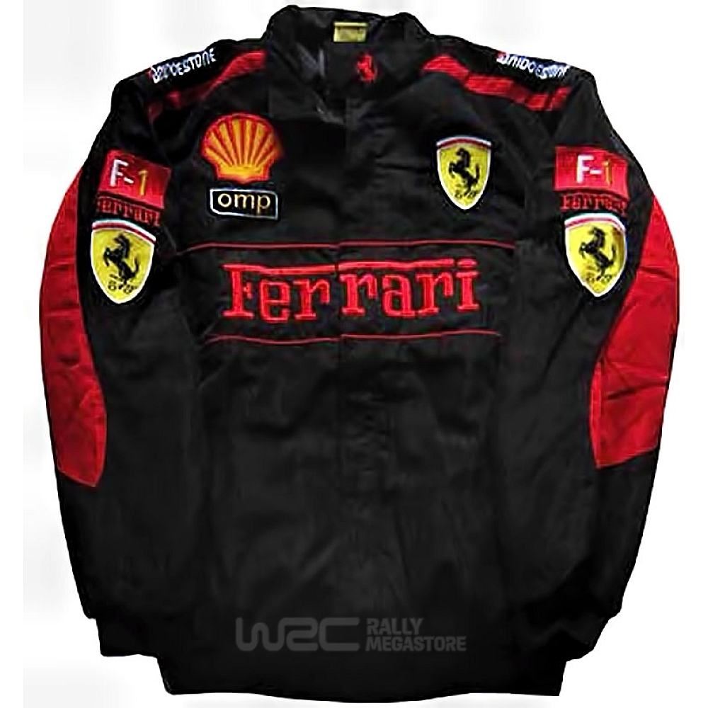 BLOUSON FERRARI NOIR | WRC Rally Mega.Store