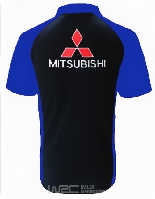 Polo MITSUBISHI NOIR/BLEU Collection MITSUBISHI