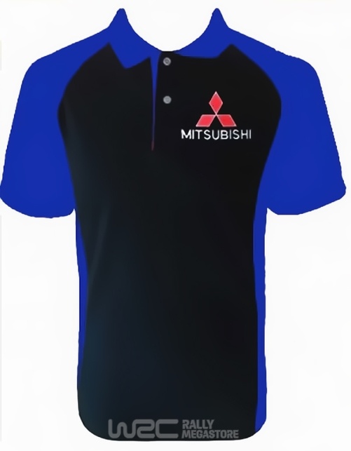 Polo MITSUBISHI NOIR/BLEU Collection MITSUBISHI