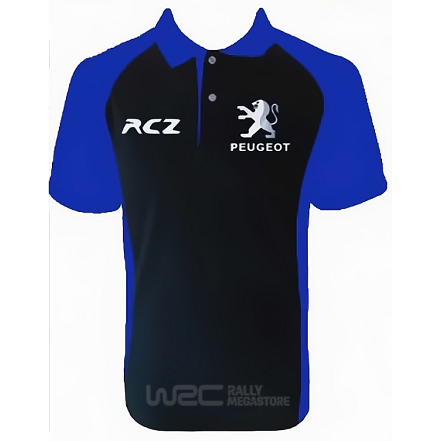 Polo PEUGEOT RCZ NOIR/BLEU Collection PEUGEOT à 19,99€
