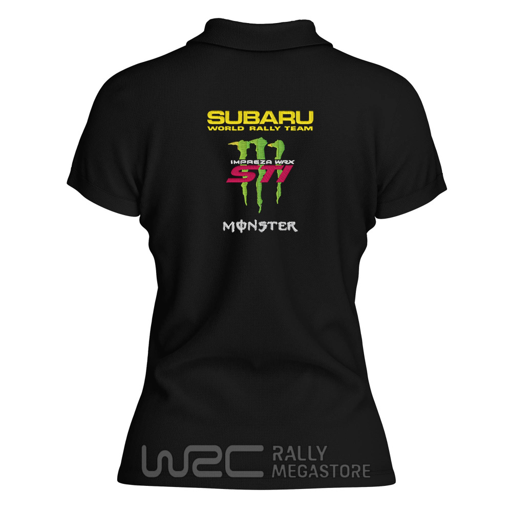 Polo STI Monster Femme : Précision Coton 100% Rallye