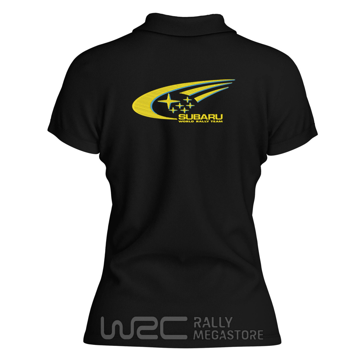 Polo Femme Subaru Jaune : Performance Coton Rallye