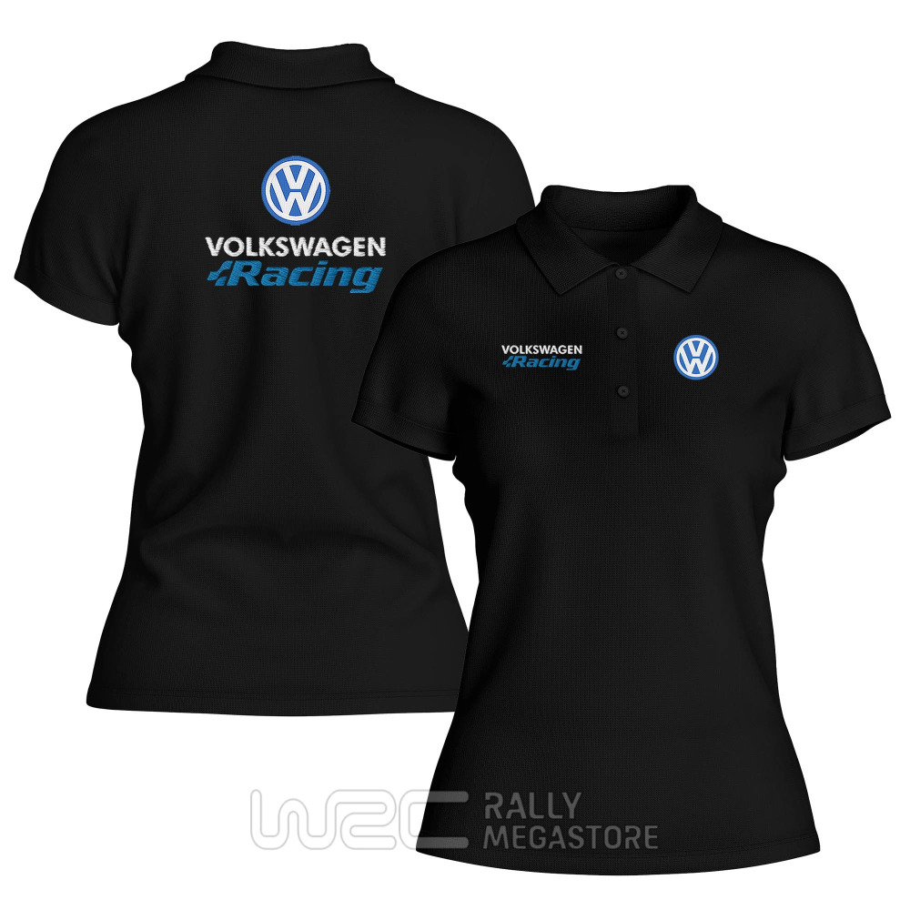 Polo Femme VW Racing : Performance Coton & Style Rallye