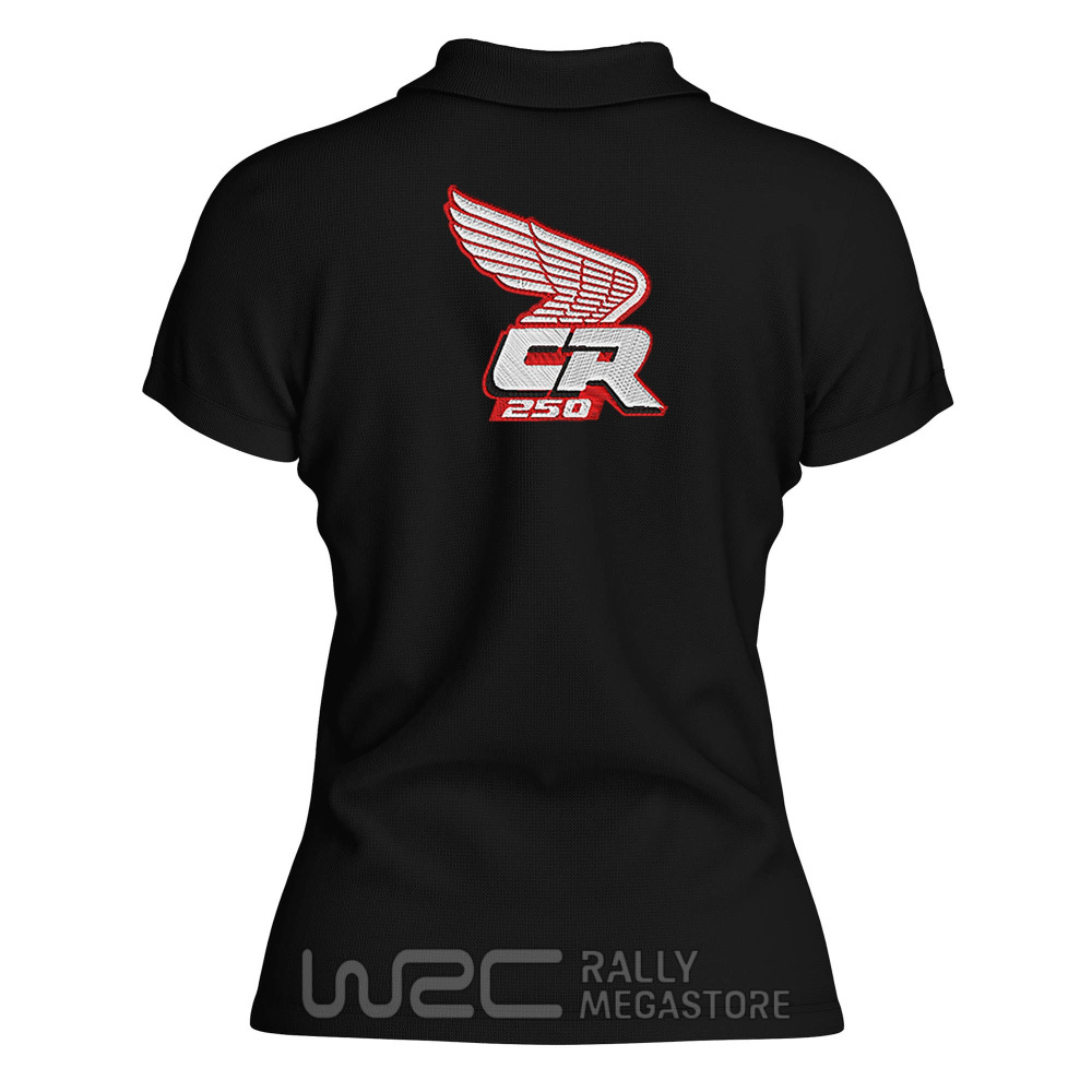 Polo Femme Honda CR250 : Performance Coton 100%