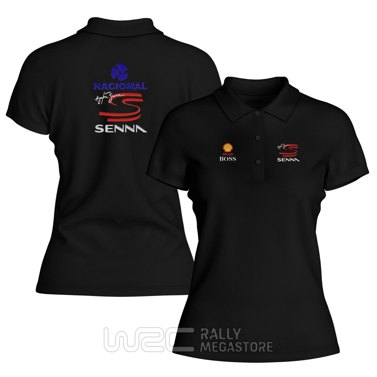 Polo Femme Ayrton Senna Nacional : Performance Coton