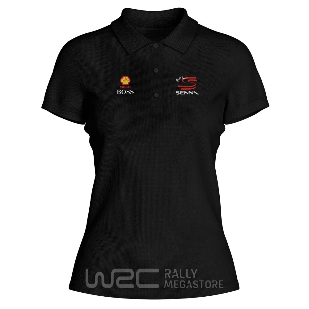 Polo Femme Ayrton Senna Nacional : Performance Coton