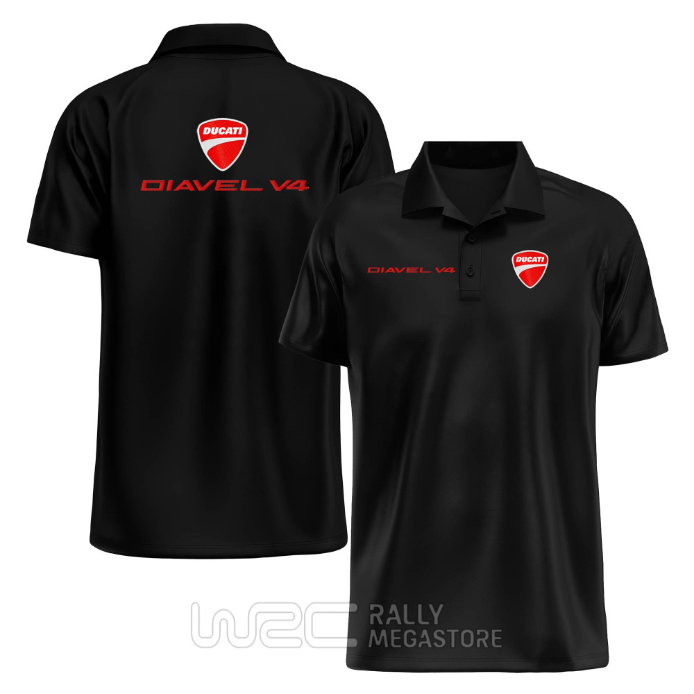 Polo Ducati Diavel V4 : Précision & Adhérence!