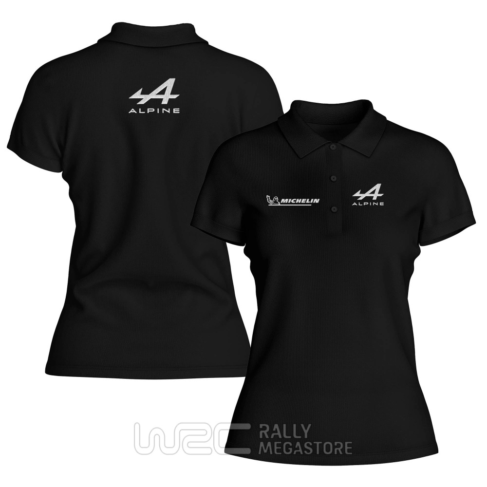 Polo Femme Alpine Michelin : Précision Rallye !