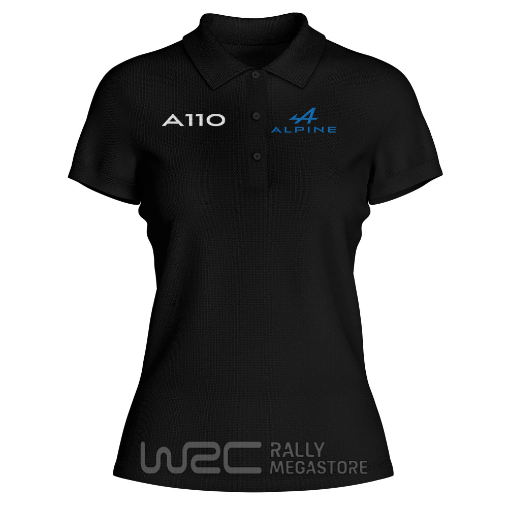 Polo Femme Alpine A110 : Précision Rallye