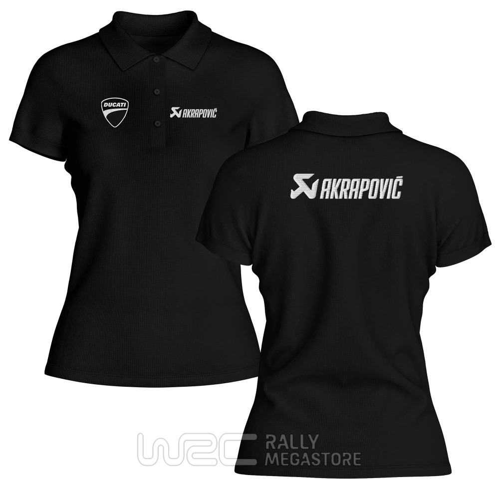 AKRAPOVIC DUCATI Polo Femme - Confort Agréable