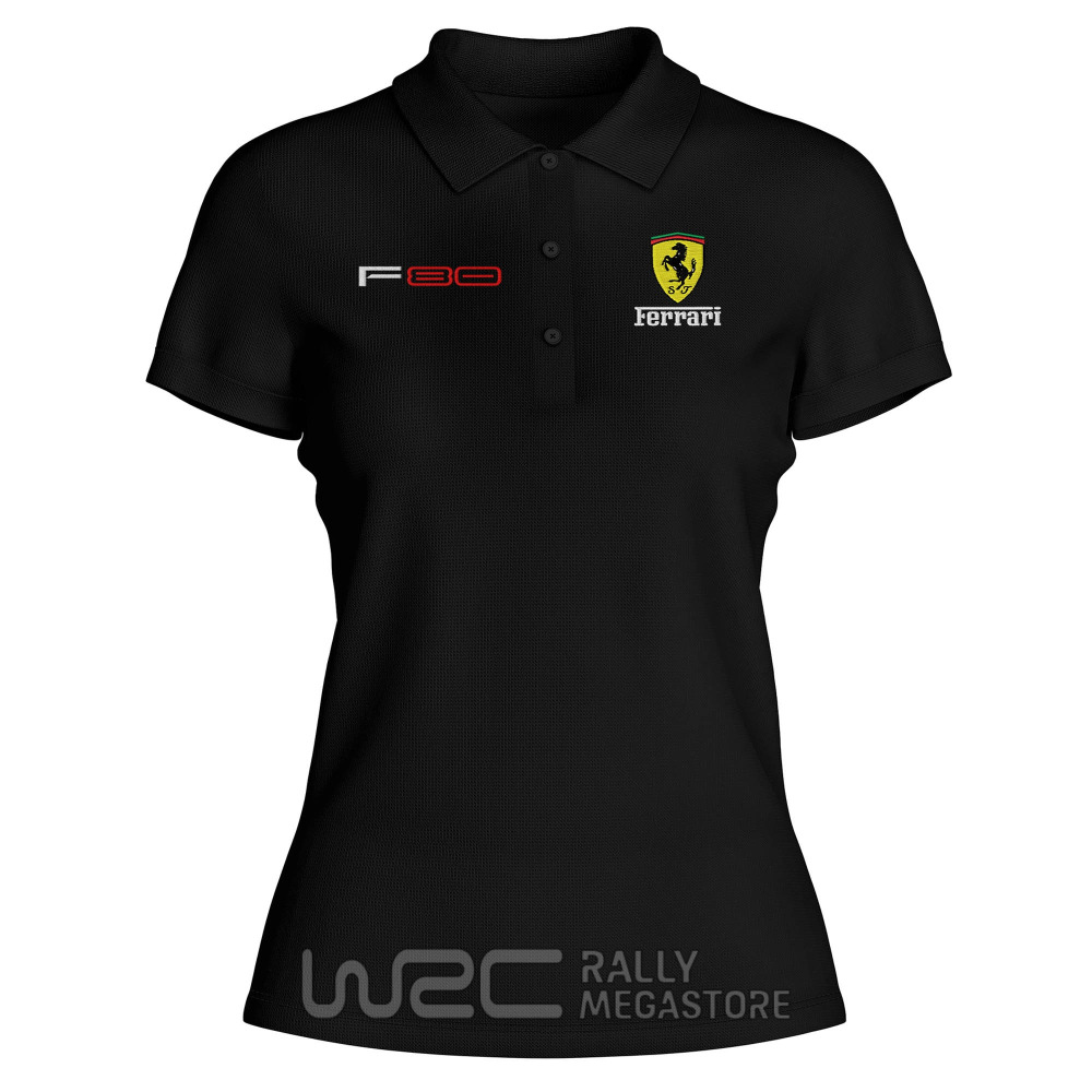 Polo Femme Ferrari F80 : Précision & Passion Rallye