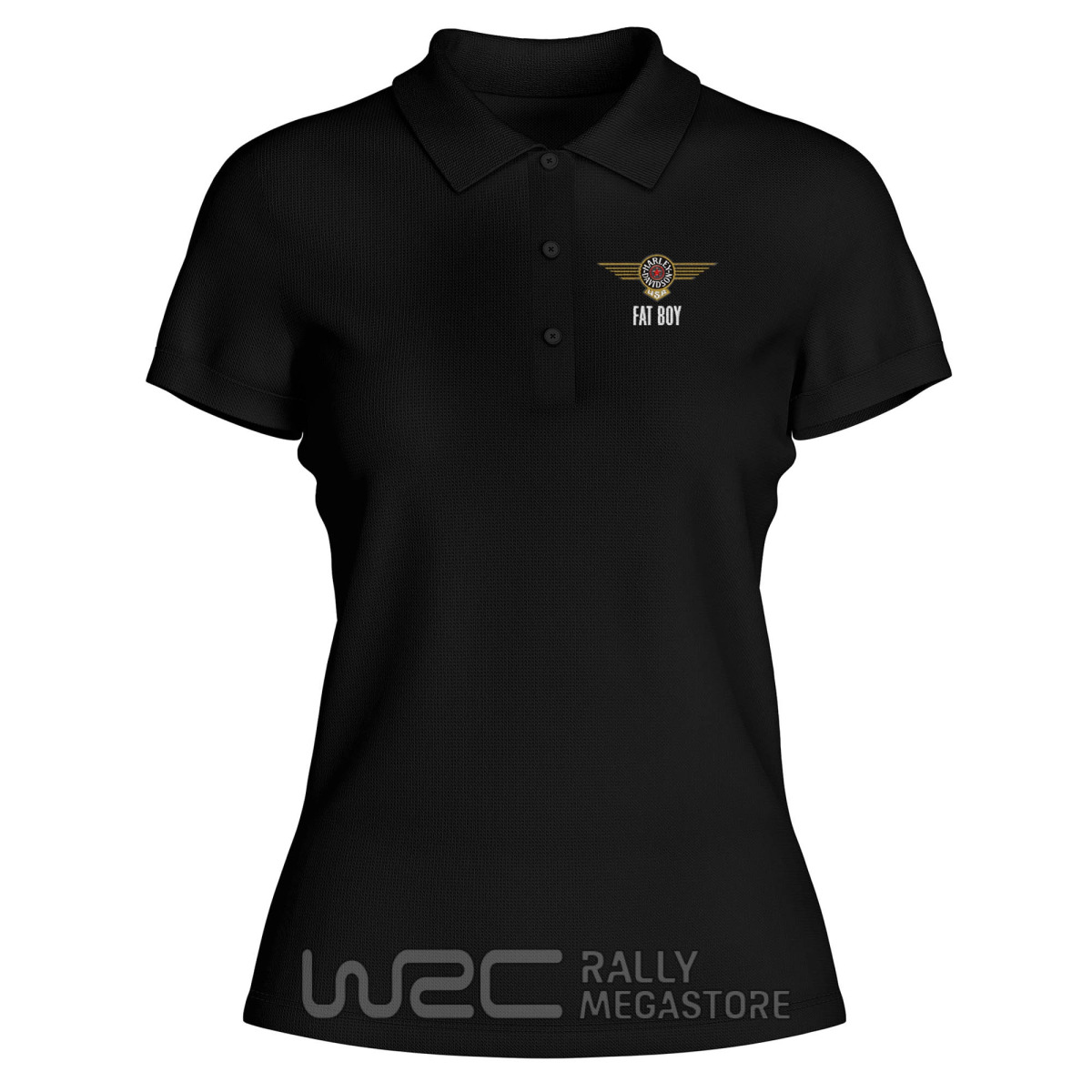 Polo Femme Harley Davidson Fatboy Wing : Précision &