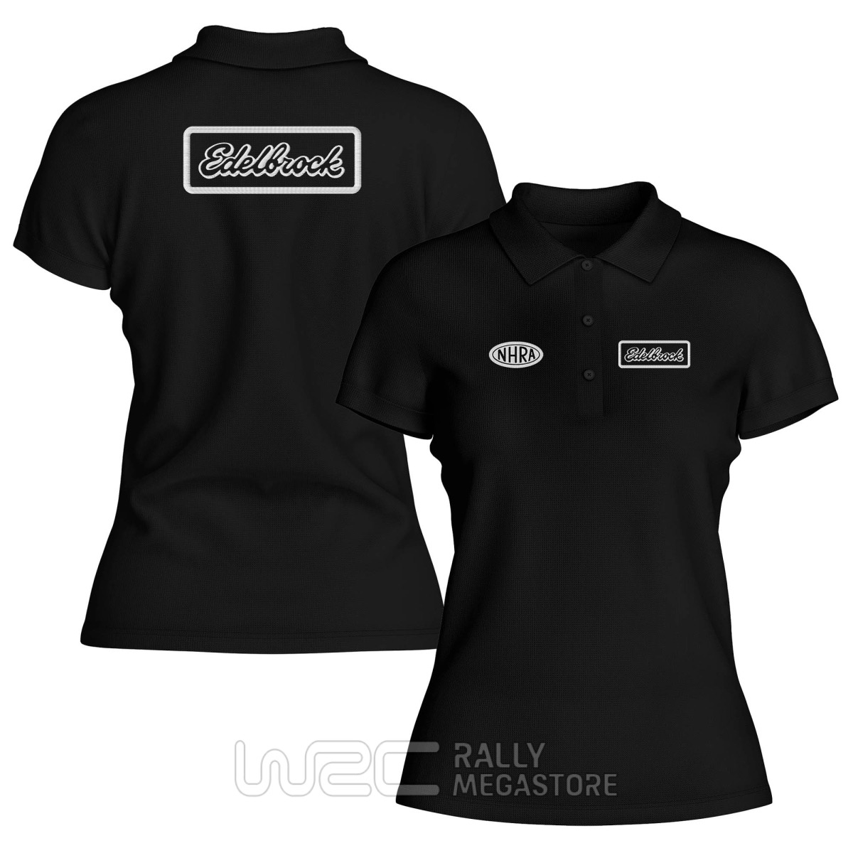 Polo Femme EDELBROCK NHRA : Précision & Vitesse !