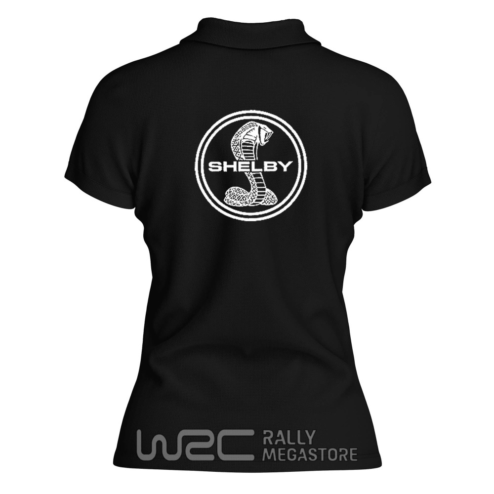 Polo Femme Ford Shelby : Performance Coton & Style Course
