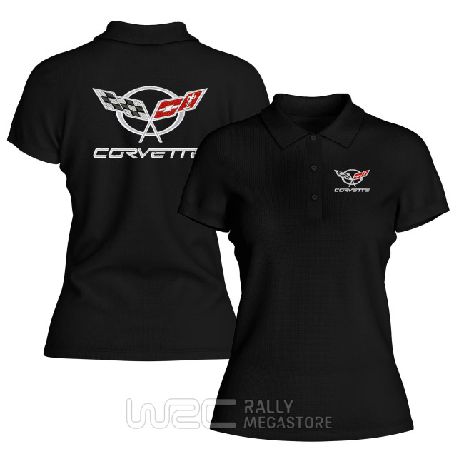 Polo Femme Corvette C5 : Performance Coton 100%