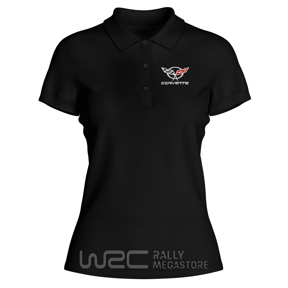 Polo Femme Corvette C5 : Performance Coton 100%