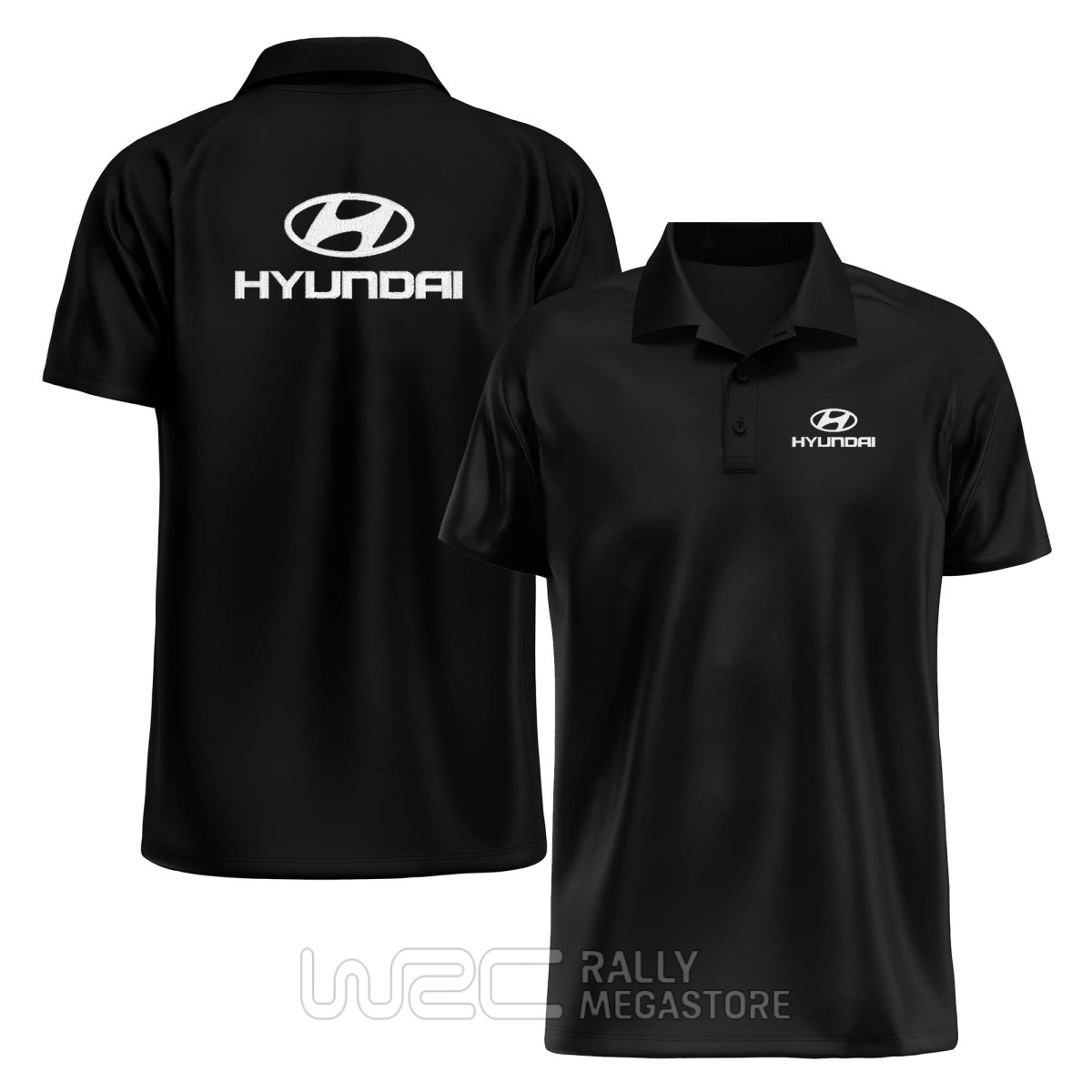 Polo Hyundai Noir : Performance & Coton Rallye