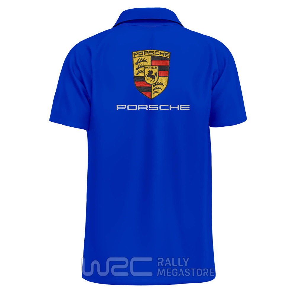 POLO PORSCHE BLEU ROYAL