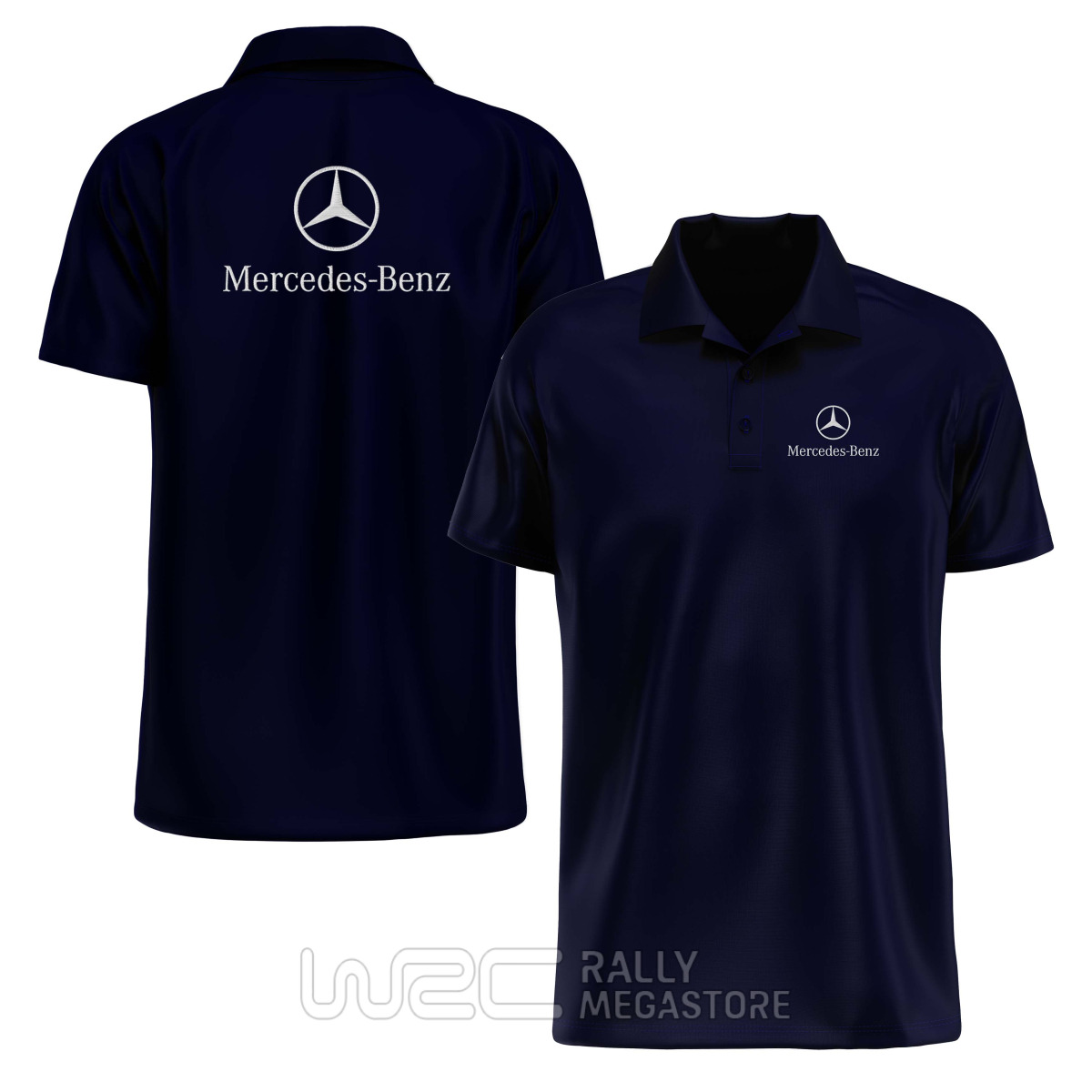 POLO MERCEDES BLEU NUIT : Élégance & Confort