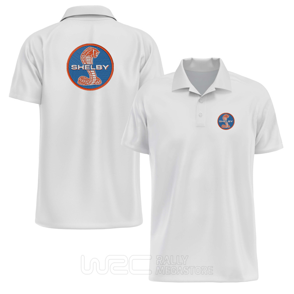 POLO SHELBY LOGO ORANGE ET BLEU