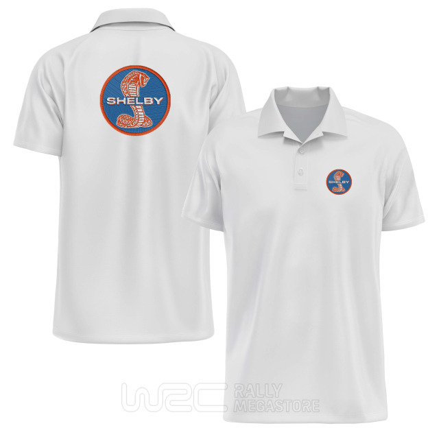 POLO SHELBY LOGO ORANGE ET BLEU