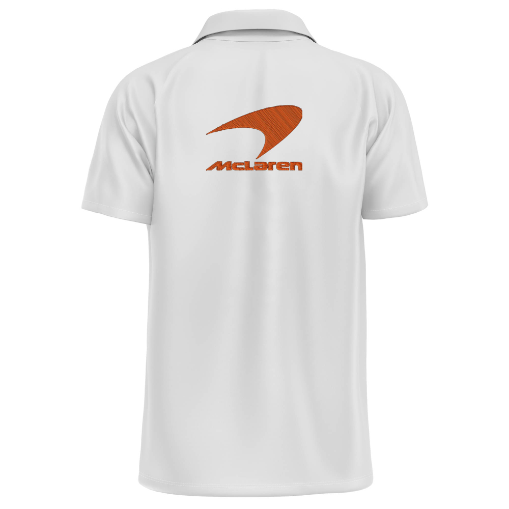 POLO MC LAREN LOGO ORANGE