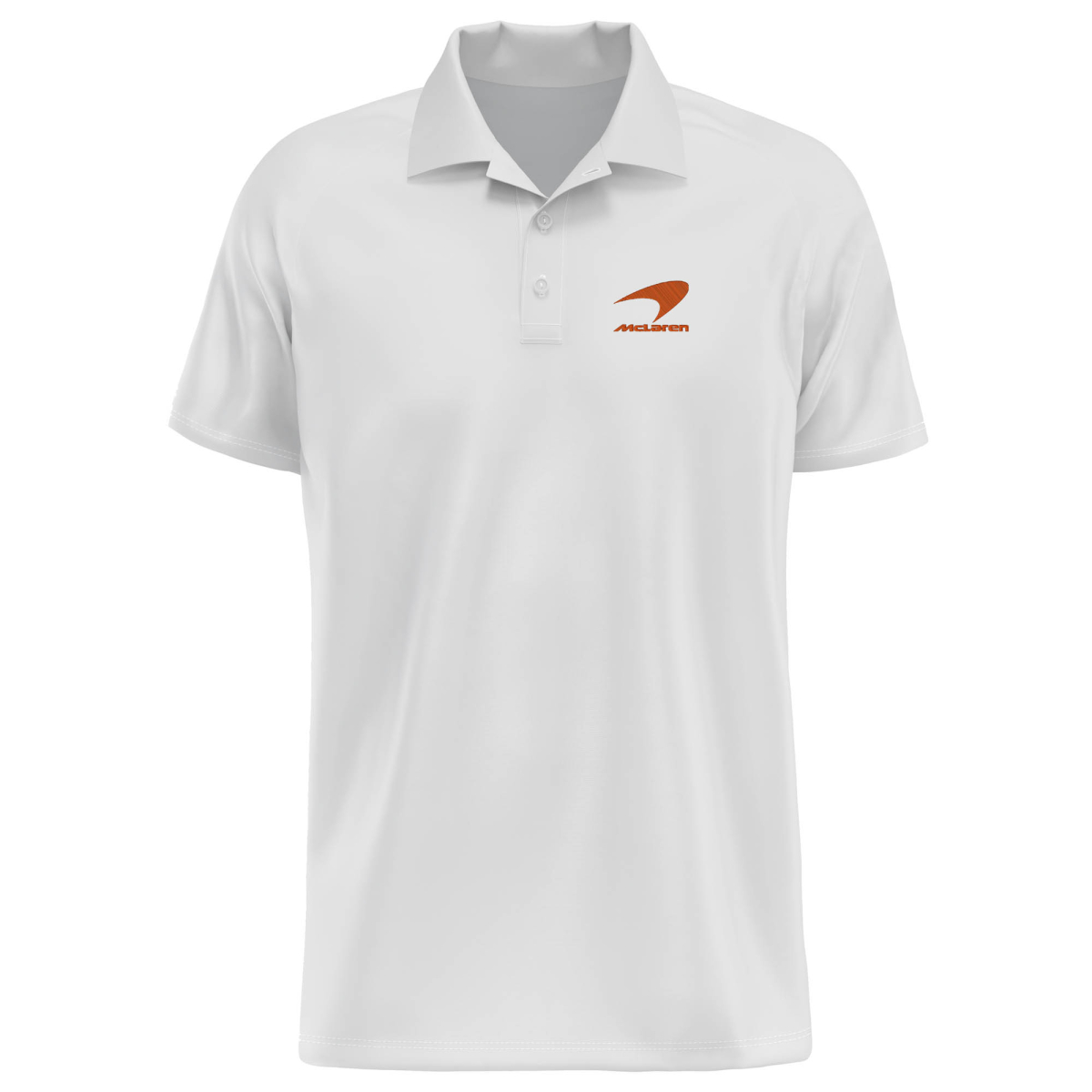 POLO MC LAREN LOGO ORANGE