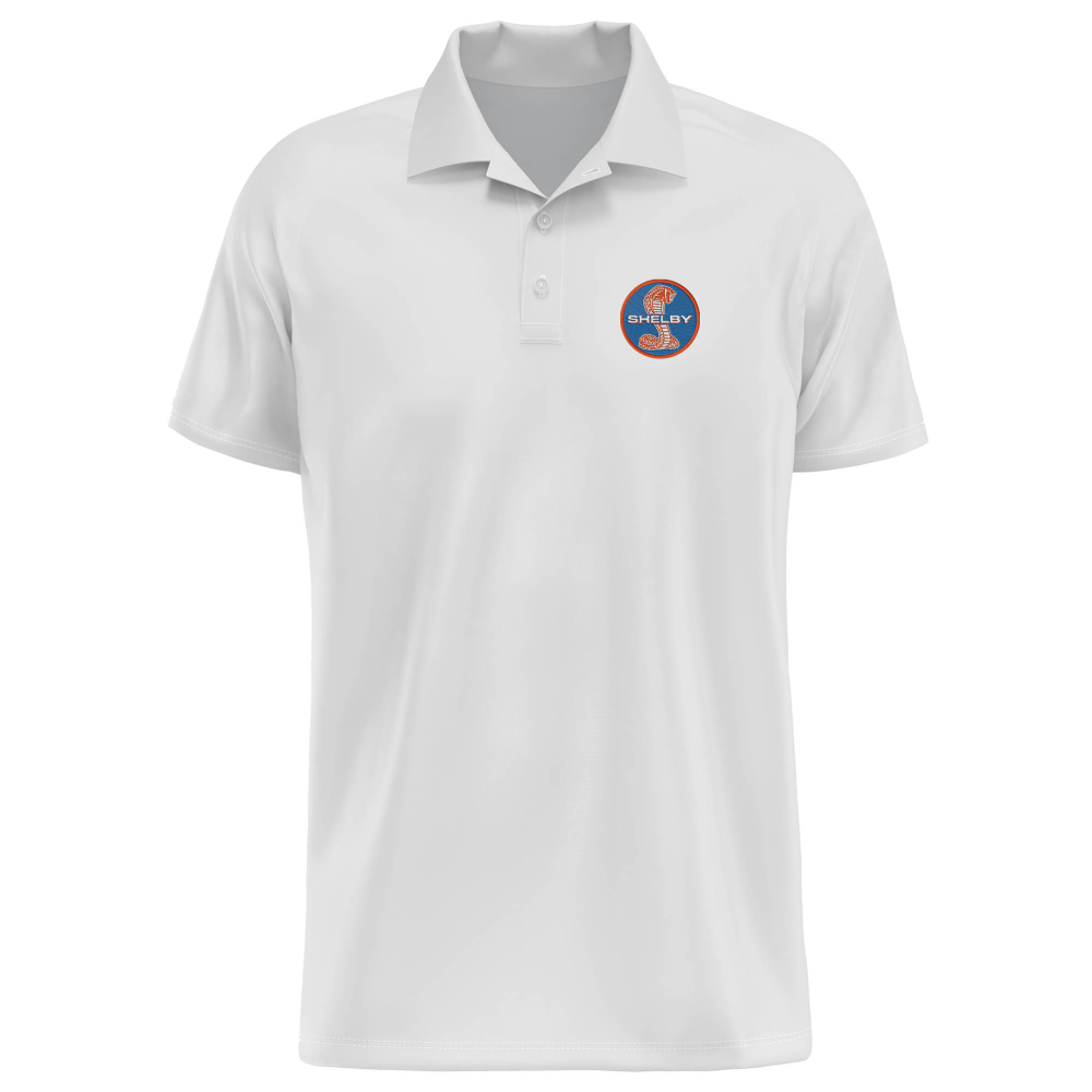 POLO SHELBY LOGO ORANGE ET BLEU