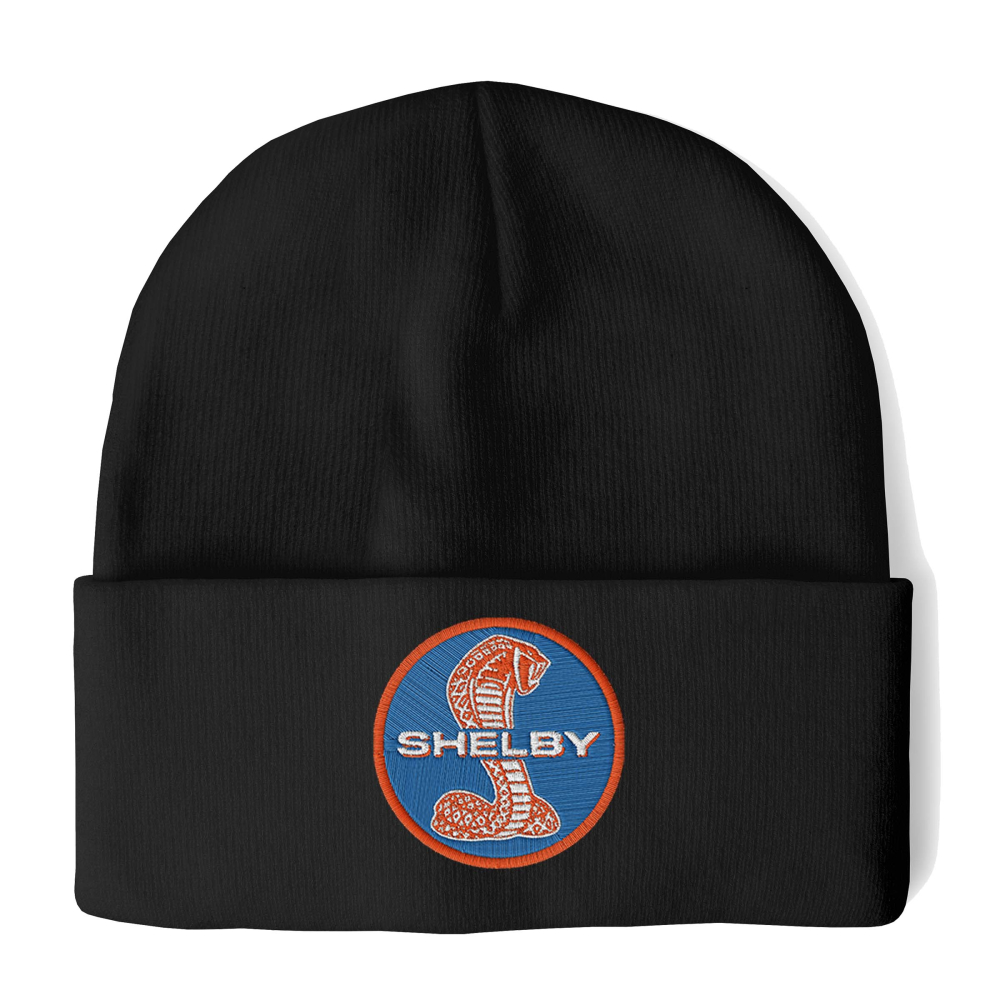 BONNET SHELBY LOGO ORANGE ET BLEU