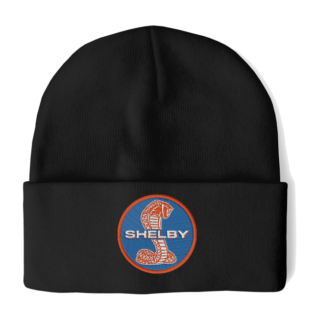 BONNET SHELBY LOGO ORANGE ET BLEU