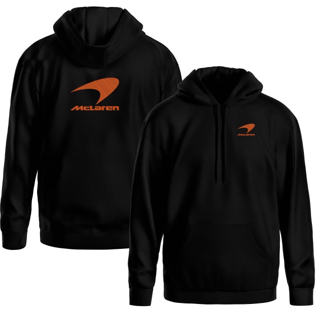 HOODIE MC LAREN LOGO ORANGE