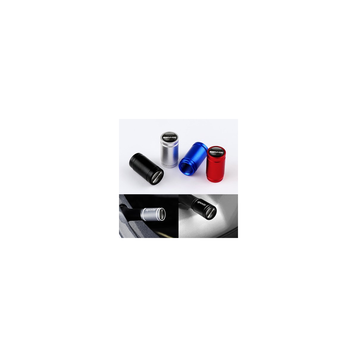 BOUCHON DE VALVE DE PNEU POUR VOITURE MERCEDES AMG | WRC Rally Mega.Store