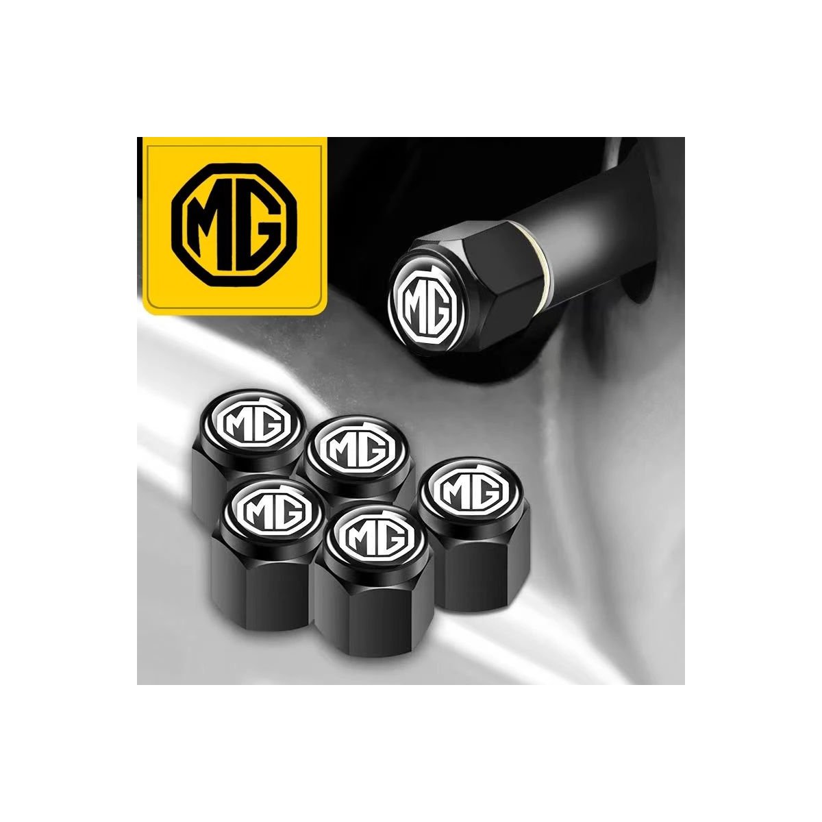 BOUCHON DE VALVE DE PNEU POUR VOITURE MG | WRC Rally Mega.Store