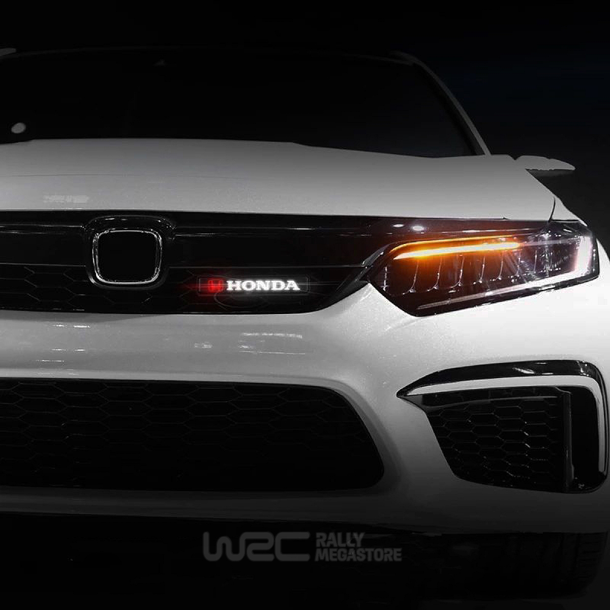 SIGLE LUMINEUX POUR CALANDRE HONDA | WRC Rally Mega.Store