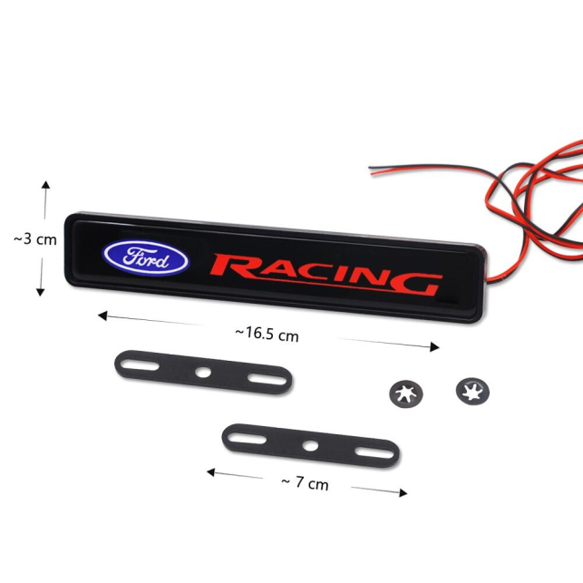 SIGLE LUMINEUX POUR CALANDRE FORD | WRC Rally Mega.Store