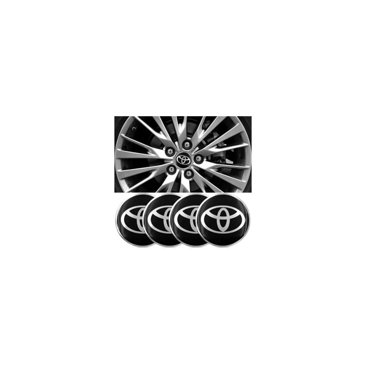 CACHE MOYEU TOYOTA 56MM | WRC Rally Mega.Store