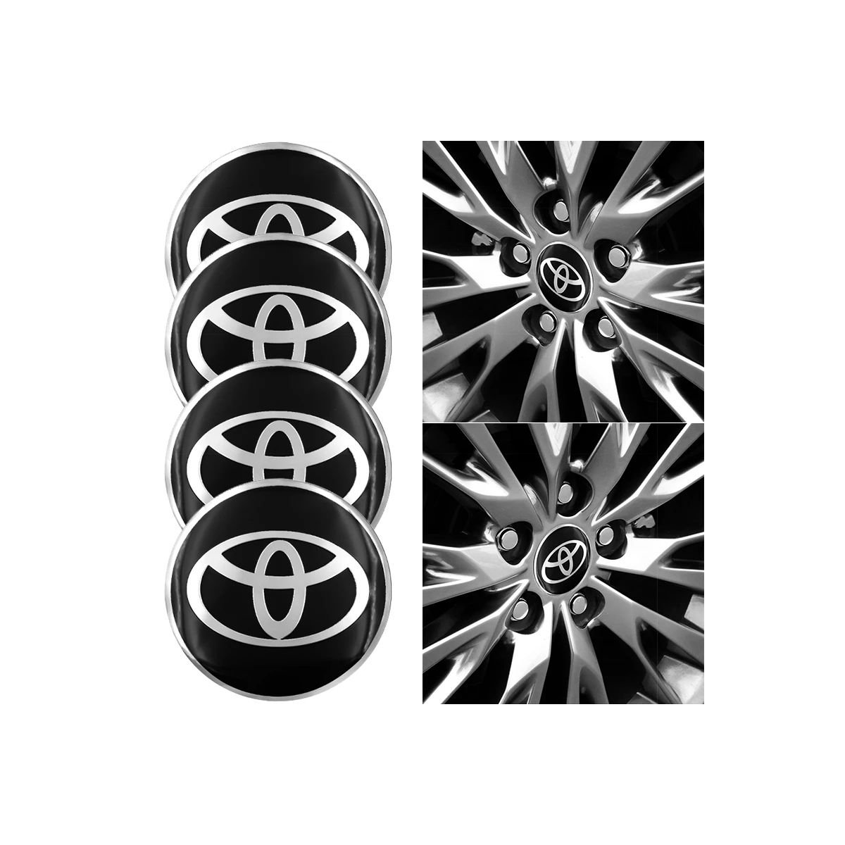 CACHE MOYEU TOYOTA 56MM | WRC Rally Mega.Store