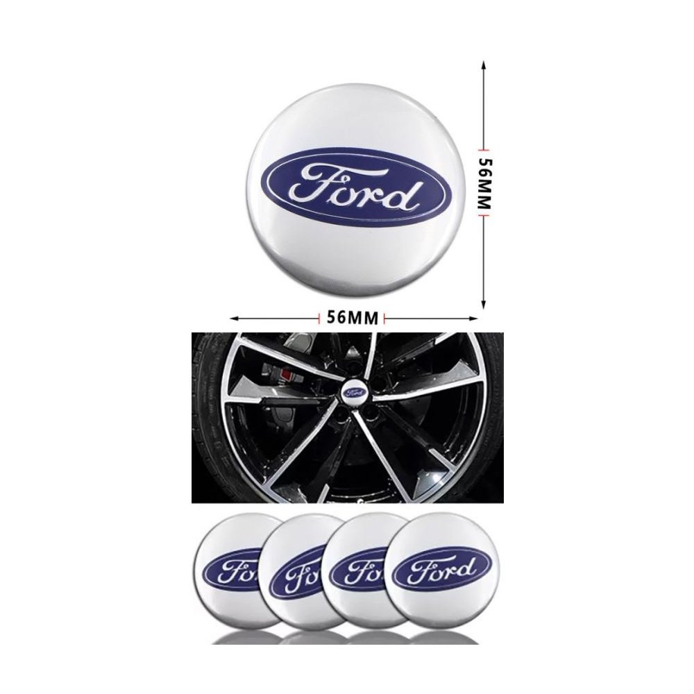 CACHE MOYEU FORD 56MM | WRC Rally Mega.Store