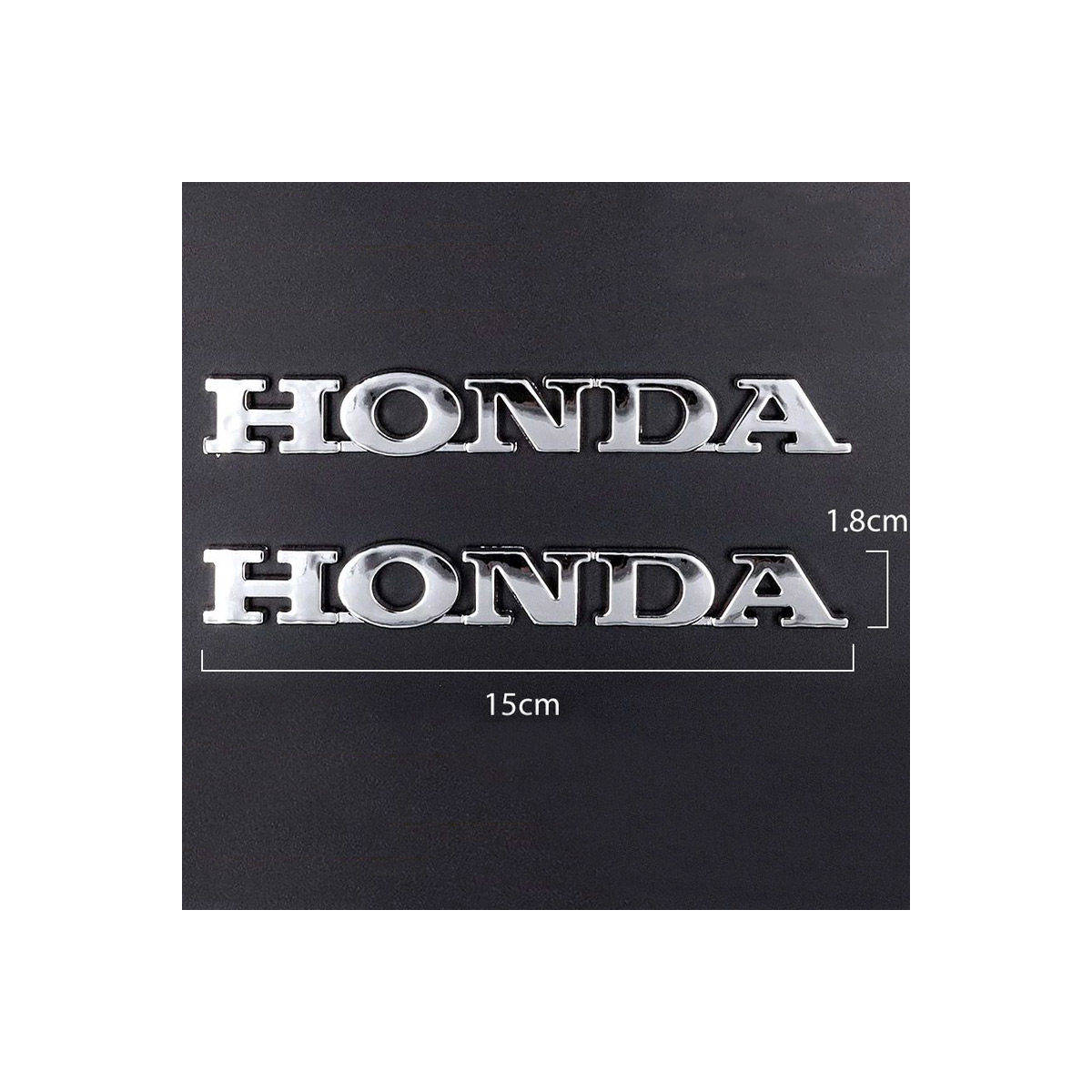 EMBLEME 3D CHROME AUTOCOLLANTE HONDA | WRC Rally Mega.Store
