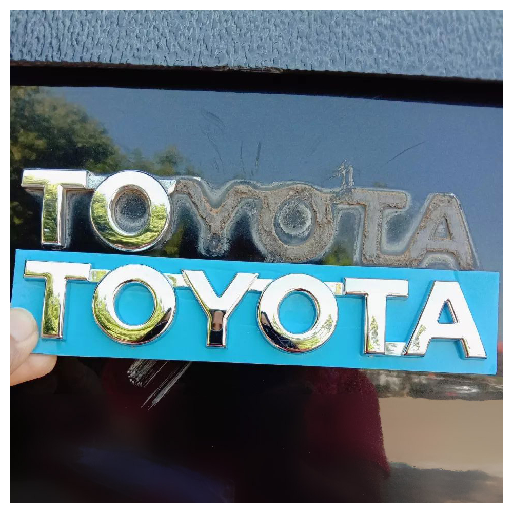 EMBLEME 3D CHROME AUTOCOLLANTE TOYOTA | WRC Rally Mega.Store