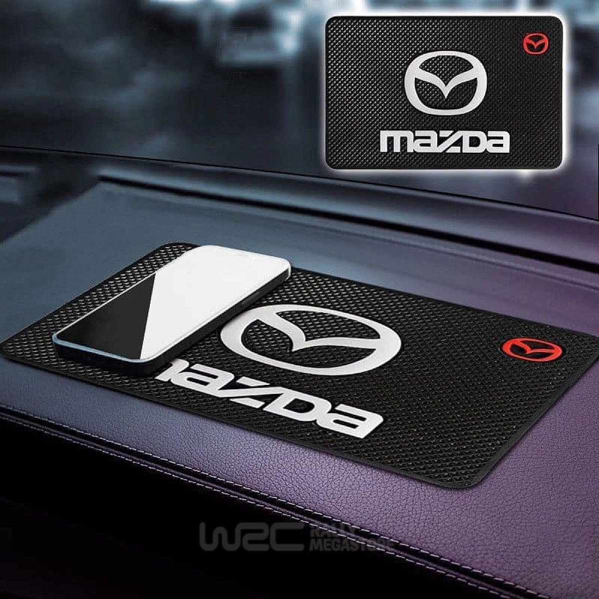 TAPIS SILICONE ANTIDERAPANT POUR TABLEAU DE BORD MAZDA | WRC Rally Mega.Store
