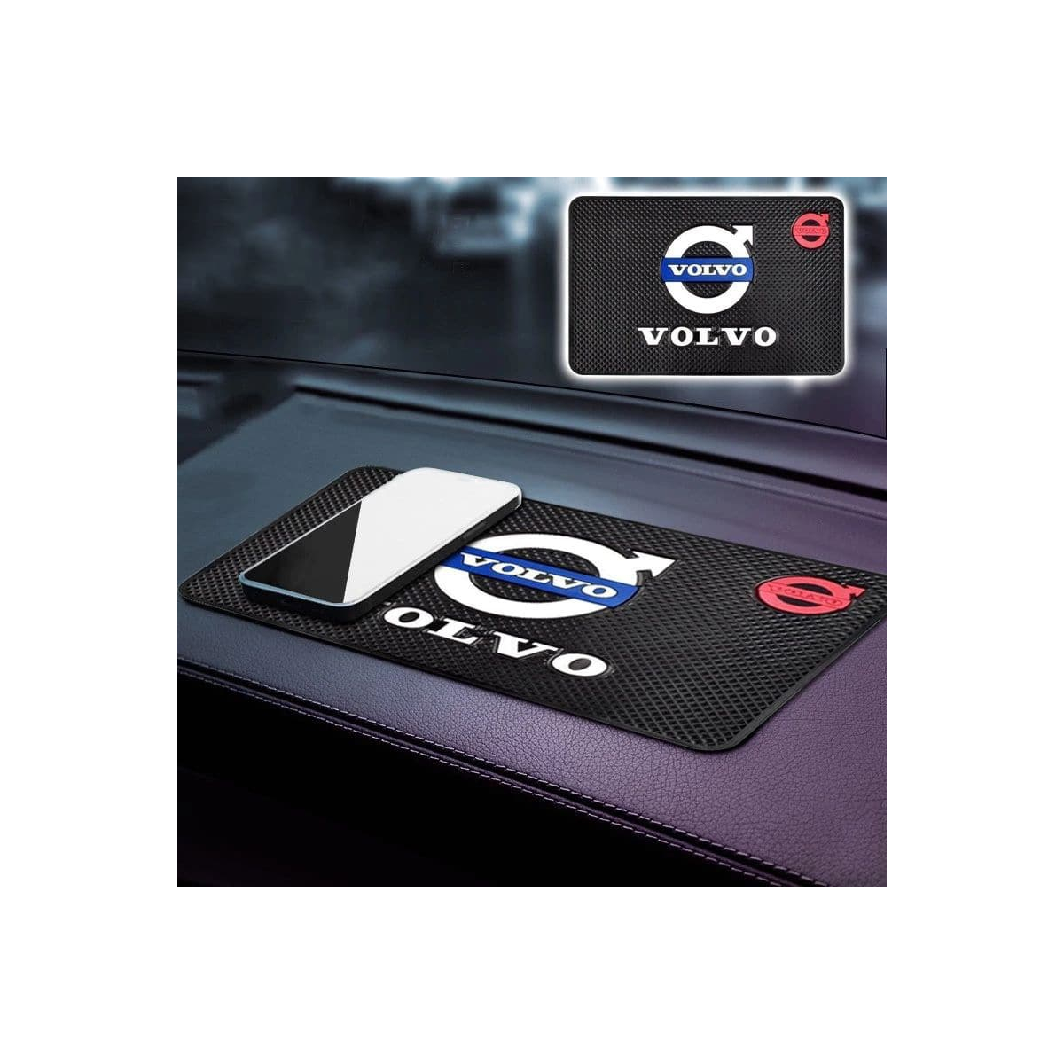 TAPIS SILICONE ANTIDERAPANT POUR TABLEAU DE BORD VOLVO | WRC Rally Mega.Store