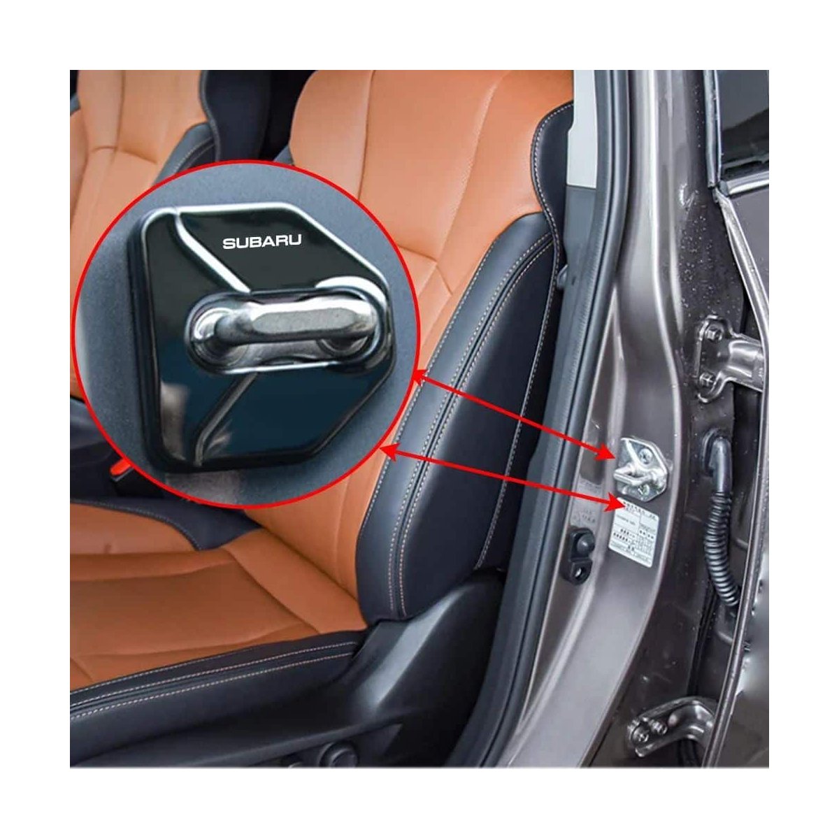 CACHE DE PROTECTION POUR SERRURE DE PORTE SUBARU | WRC Rally Mega.Store
