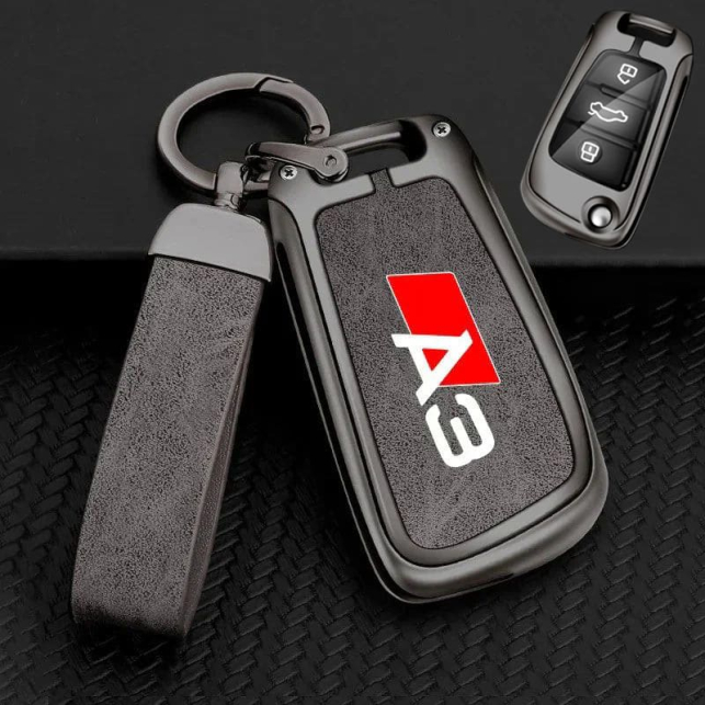 PROTEGE CLES + PORTE CLES AUDI A3 GRIS | WRC Rally Mega.Store